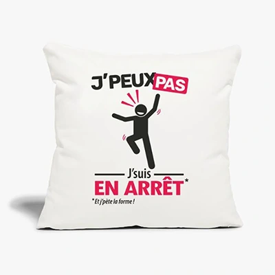 Catégorie décoration personnalisée de coussins je peux pas j'ai