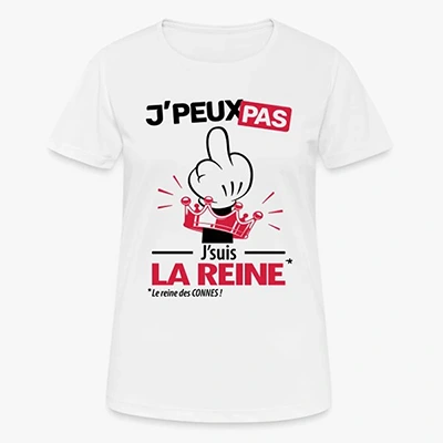 Catégorie des t-shirts personnalisés Je Peux Pas